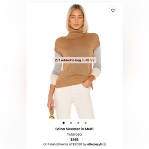 BNWT Tularosa Edina Sweater Oversized revolve XS